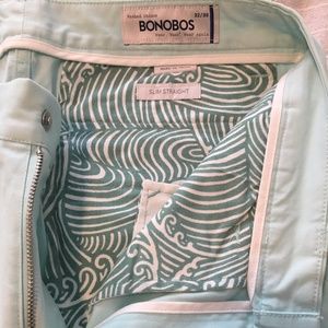 Bonobos 32/30 Slim Straight Washed Chinos